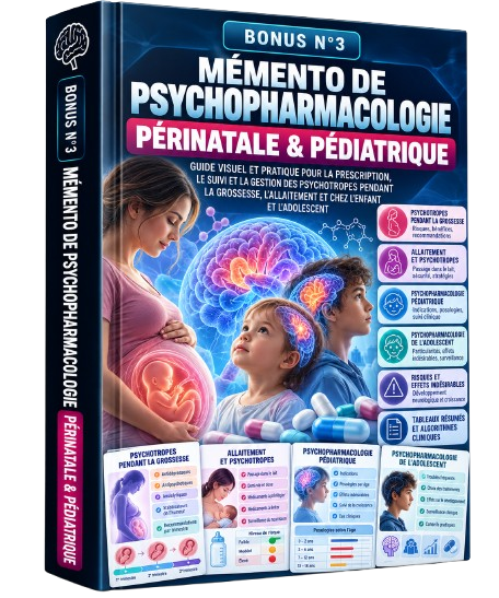 Bonus n°3 : Mémento de Psychopharmacologie Périnatale & Pédiatrique