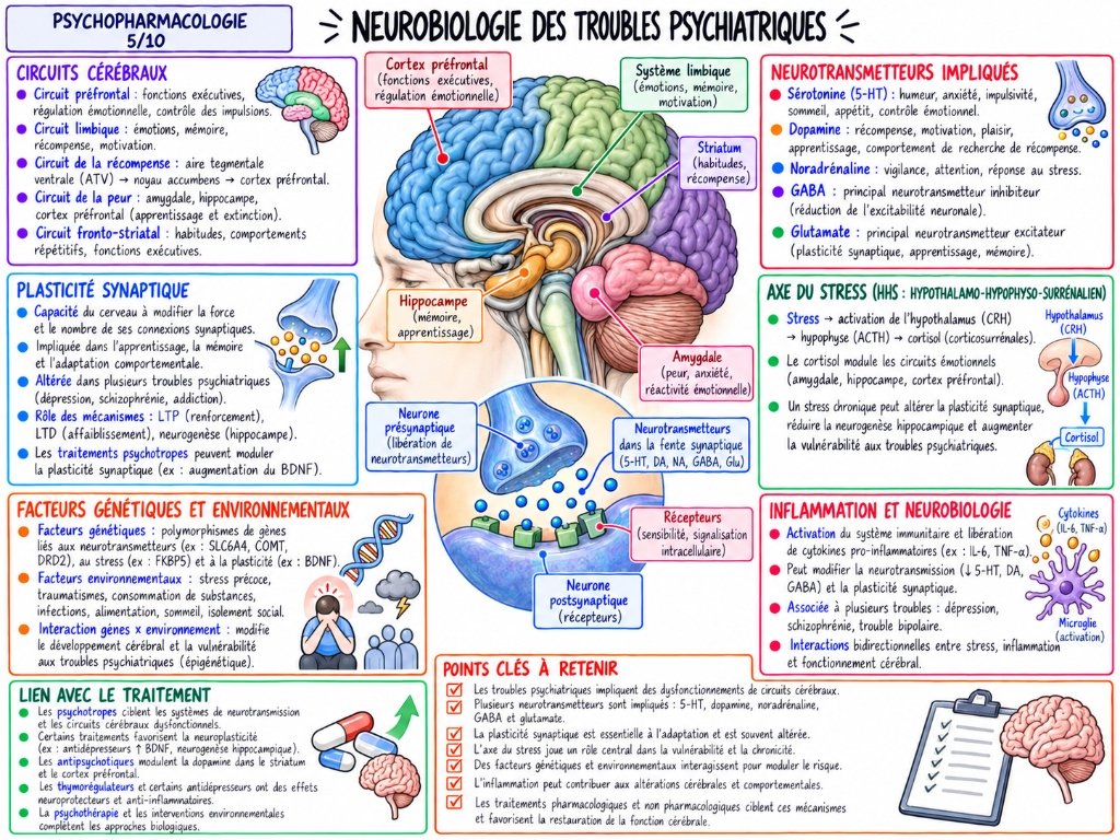Neurobiologie des troubles psychiatriques