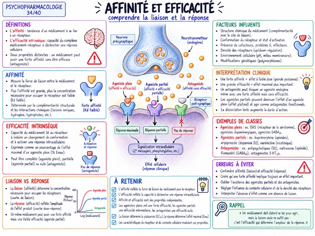 Affinité et efficacité
